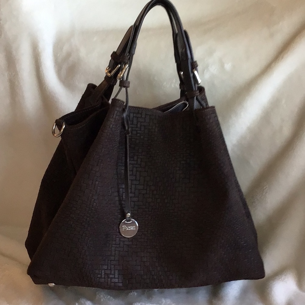 Gorgeous Dark brown Fiore Italian leather handbag. See 2nd photo for details